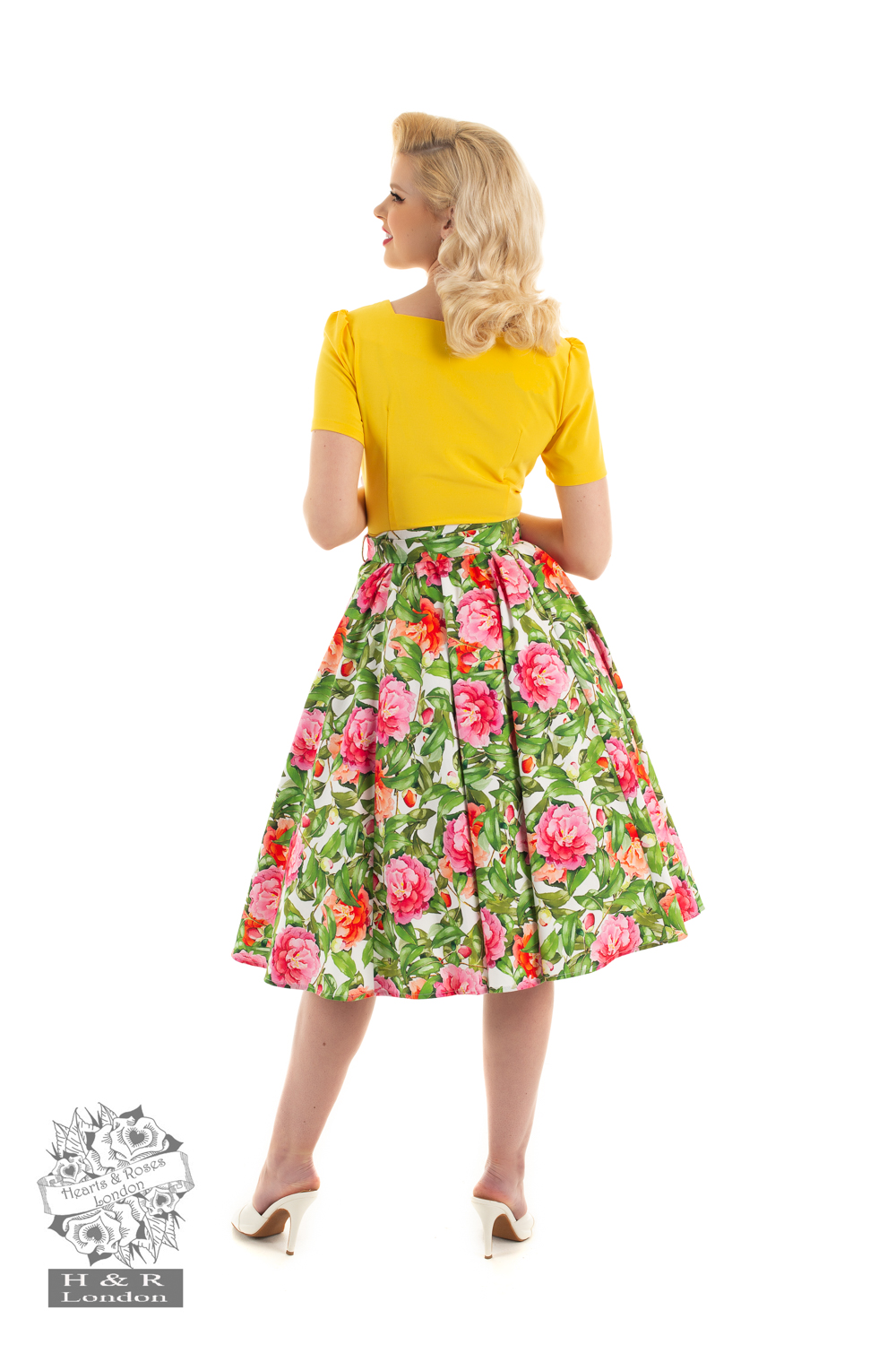 Francine Floral Swing Skirt